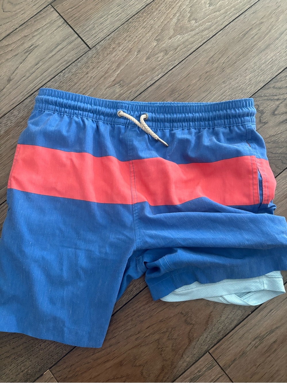 Boys Fair Harbor swim trunks with full liner